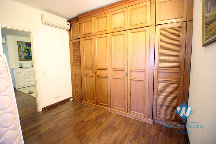 Fully furnished apartment with beautiful wooden floor is available for rent in Ciputra